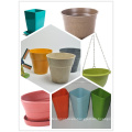 Eco Bamboo Fiber Flower Pot